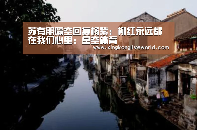 苏有朋隔空回复杨紫:柳红永远都在我们心里:星空体育(图2) 星空视讯